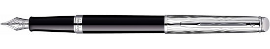  ручки waterman ручка ватерман перьевая в футляре Hemisphere De Luxe Black CT